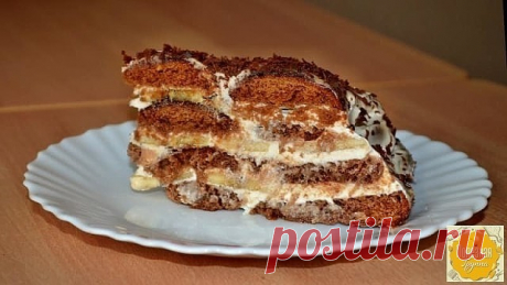 Вкусный торт без выпечки