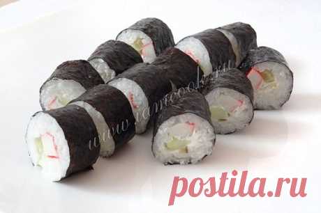 РОЛЛЫ С КРАБОВЫМИ ПАЛОЧКАМИ
