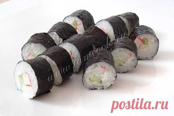 РОЛЛЫ С КРАБОВЫМИ ПАЛОЧКАМИ