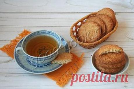 простое овсяное печенье. Рецепт приготовления