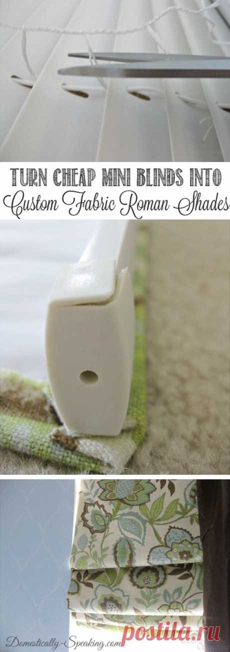 Mini-blind Makeover