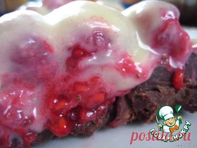 Холодный шоколадный десерт с фруктами – кулинарный рецепт