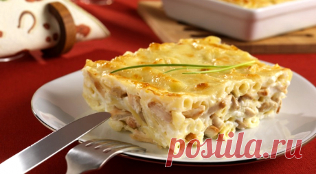 Запеканка из макарон с курицей и грибами
Постой рецепт приготовления вкусной запеканки из макарон с курицей, сыром и грибами.