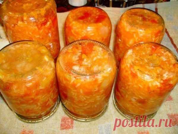 Мастера и умники: Салат с рисом на зиму