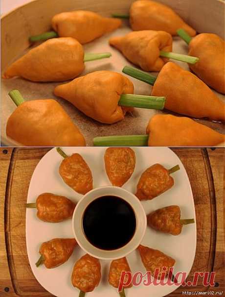 Манты - морковки.