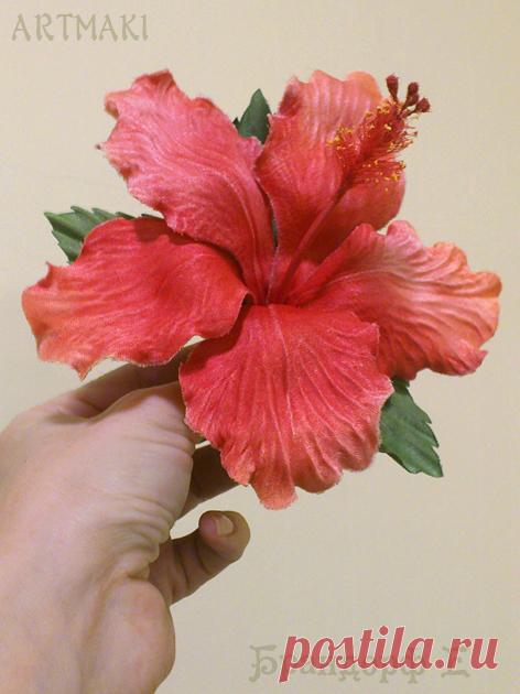 цветы из ткани