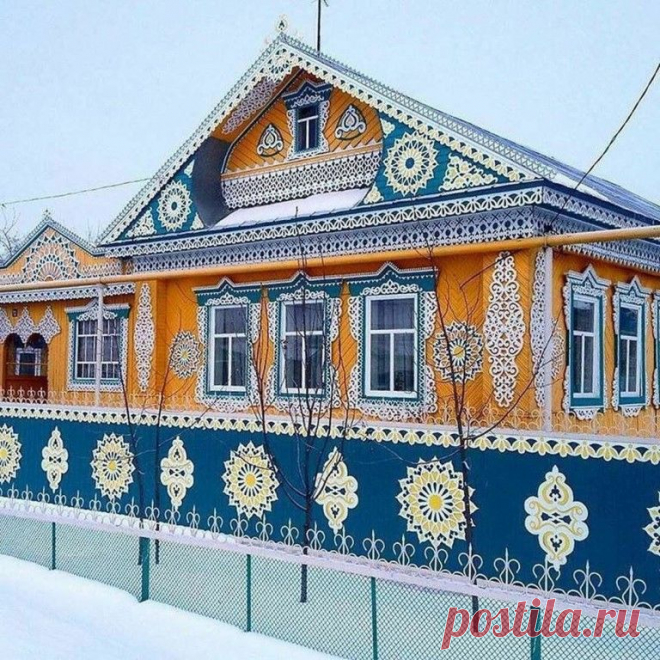 Деревянные резные фасады домов — DIYIdeas
