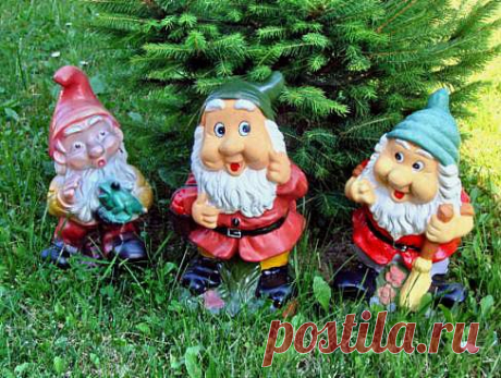 Фигурки для сада и дачи своими руками. Как сделать садовую фигурку
