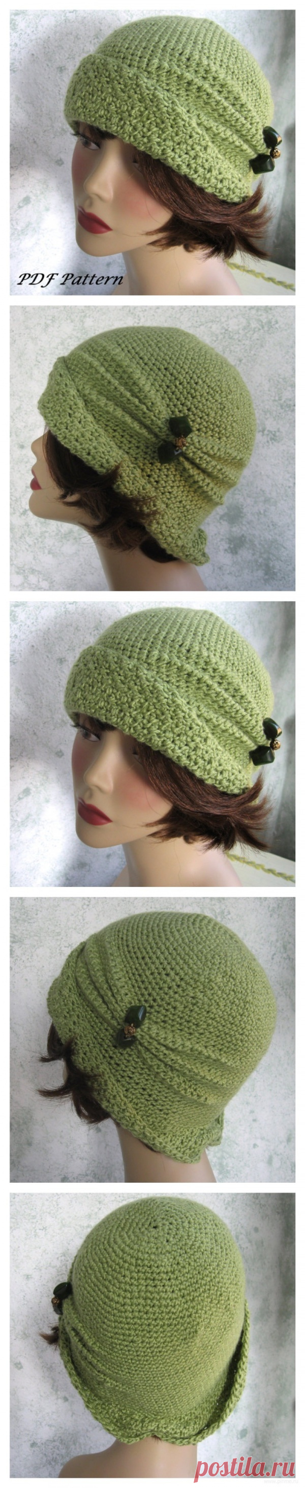 http://www.etsy.com/ru/listing/160988178/crochet-pattern-womens-banded-beret-with?ref=related-5