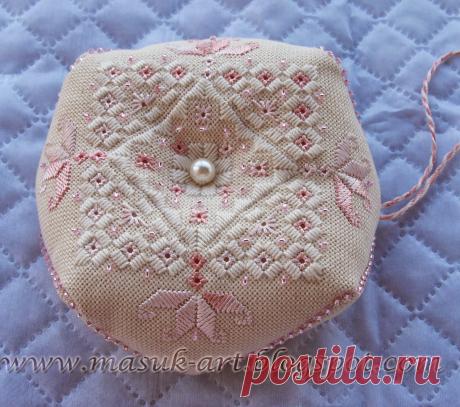 Мастерская волшебного хардангера "Magic-Hardanger": Бискорню "Нежность" + схема