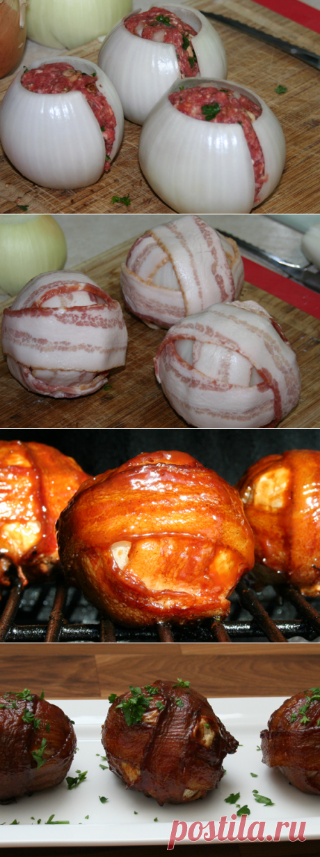 He Wraps An Onion Around Beef... What He Wraps Around THAT? I'm Running To The Grill Right NOW!
