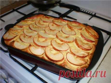 Самые вкусные рецепты: Творожная запеканка с яблоками