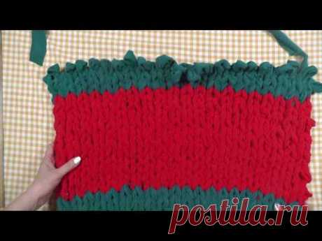 Вяжем без спиц и крючка - хлам в дело!