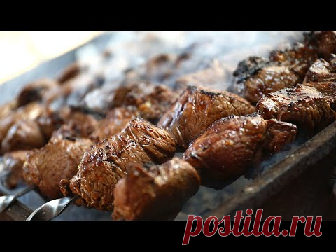 МЕДОВЫЙ ШАШЛЫК. ГОВЯДИНА в МЕДОВО-КЛЮКВЕННОМ МАРИНАДЕ.