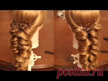 Коса на резинках - 11 - Hairstyles by REM
