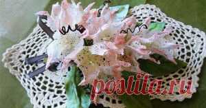 Колокольчики из трикотажной ткани |Горячие кружева. Гильоширование или выжигание по ткани