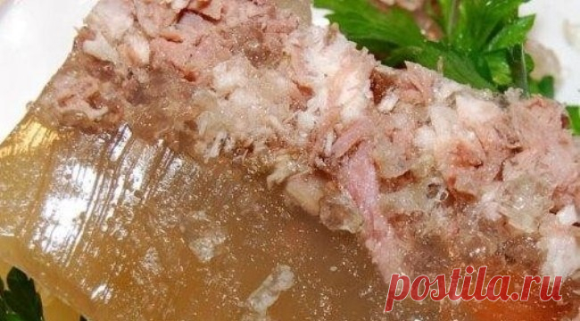 Сытные бутерброды со студнем