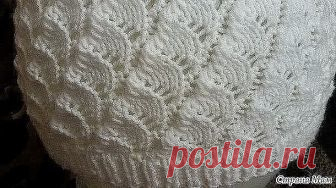 Красивая шапочка. Описание и схема (Вязание спицами) — Журнал Вдохновение Рукодельницы