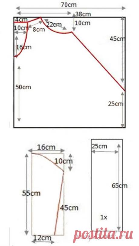 Интересные модели для пошива с выкройками