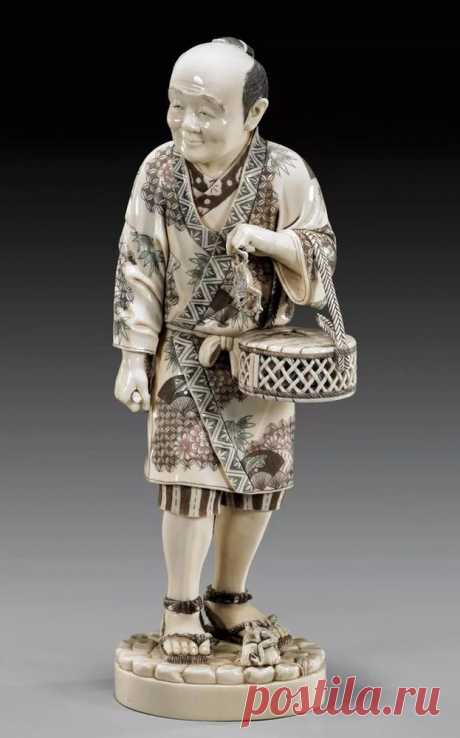 Паутинка орнаментов на японских нэцке - Ярмарка Мастеров - ручная работа, handmade