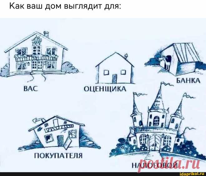 Как ваш дом выглядит для: ПОКУПАТЕЛЯ НАЛОГОВОЙ - АйДаПрикол