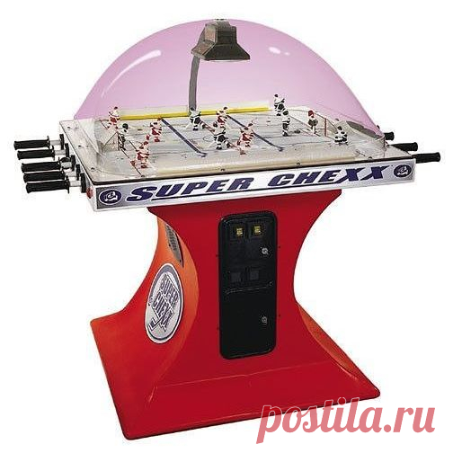 ⚽Настольный хоккей «Super Chexx» б/у⚽ ✌Характеристики:
☀Производитель IceS
☀Страна производитель США
☀Длина 1370мм
☀Ширена 520мм
☀Высота 1520мм
☀Вес 77 кг. 🍭Специальная хоккейная озвучка, 6 дисплеев для каждого игрока, счетчики времени тайма, количество голов и количества опасных ситуаций (нападений на ворота). Каждый раз когда шайба пролетает возле ворот стадион взрывается восторженным криком. Невероятная динамика игры, длинна клюшек и размеры поля просчитаны до долей ми...