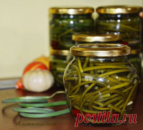 Marinuoti česnakų žiedkočiai | Kūmutės Virtuvė