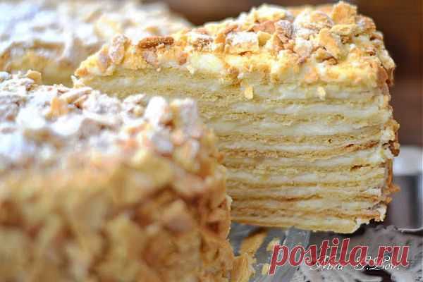With love, taste and beauty... : Торт "Выходной Наполеон с лимонной цедрой"