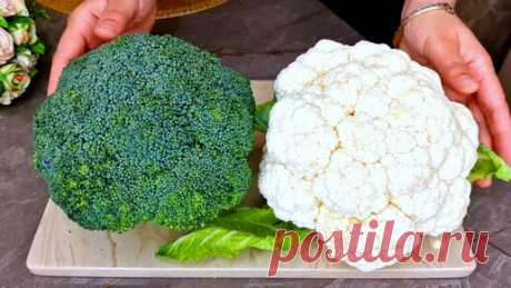 Гости из Испании научили меня так вкусно готовить брокколи и цветную капусту!Готовлю по этому рецепту почти каждые выходные!НевероятноВкусно | Yasemin Gotovit | Дзен