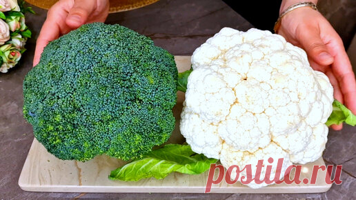 Гости из Испании научили меня так вкусно готовить брокколи и цветную капусту!Готовлю по этому рецепту почти каждые выходные!НевероятноВкусно | Yasemin Gotovit | Дзен