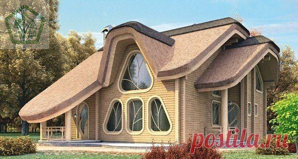 Необычный симпатичный дом)))