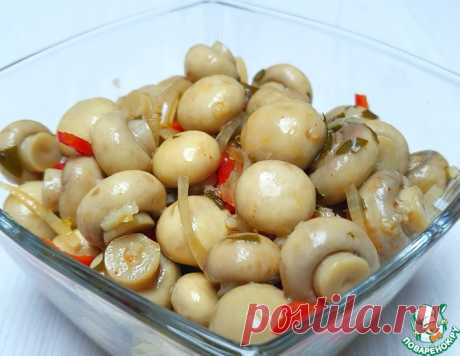Маринованные шампиньоны – кулинарный рецепт
