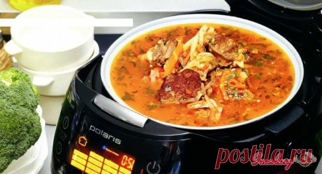 Овощной суп с бараниной и домашней томатной заправкой » Смакуй - кулинарные рецепты со всего света!