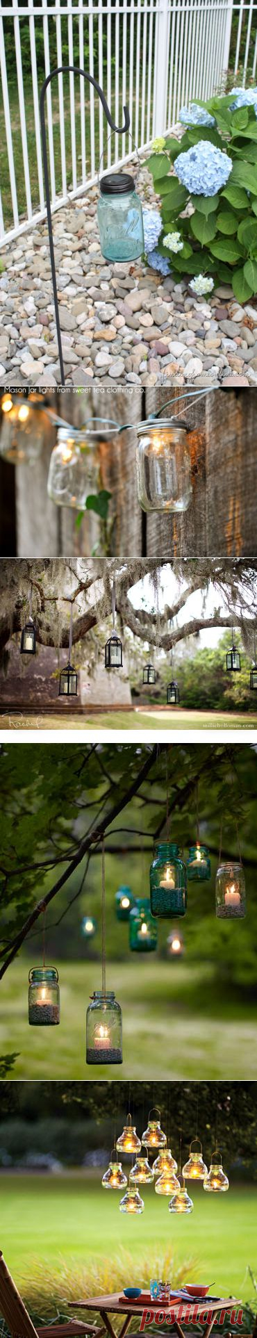 17 Outdoor Lighting Ideas for the Garden | Scattered Thoughts of a Crafty Mom