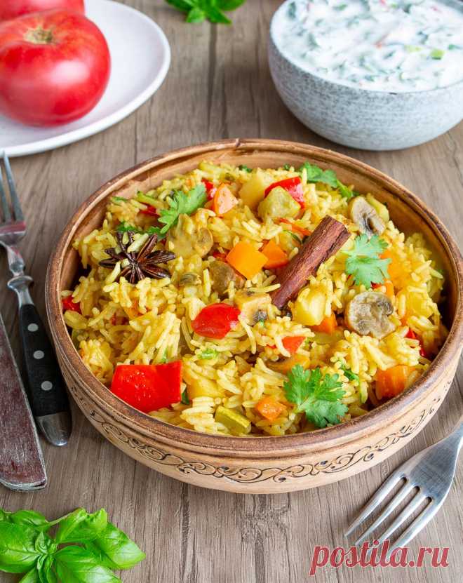 Овощной бириани на Вкусном Блоге Овощной бириани - вкусные проверенные рецепты, подбор рецептов по продуктам, консультации шеф-повара, пошаговые фото, списки покупок на VkusnyBlog.Com