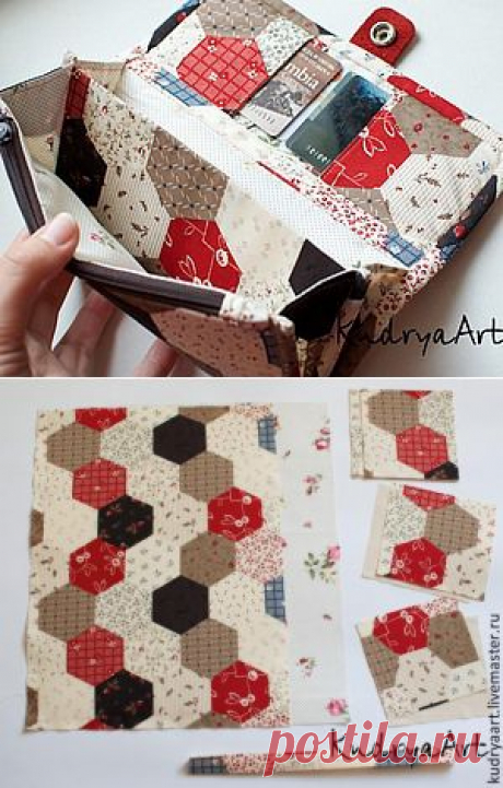 Текстильный кошелек - Ярмарка Мастеров - ручная работа, handmade