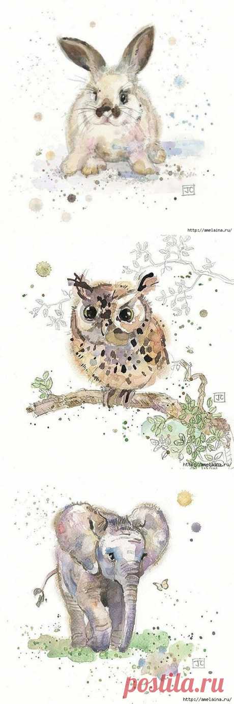 Милые рисунки Jane Crowther.