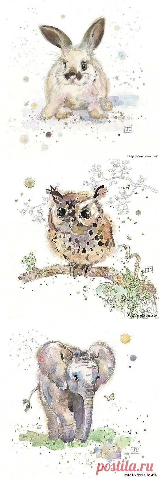 Милые рисунки Jane Crowther.