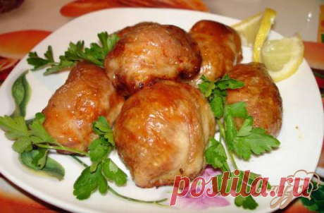 Крученики из индейки (курицы) - пошаговый рецепт с фото