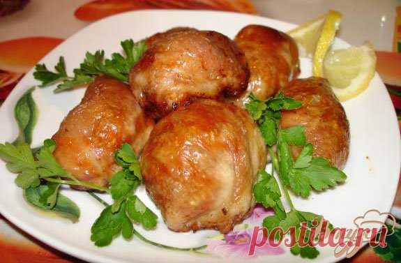 Крученики из индейки (курицы) - пошаговый рецепт с фото