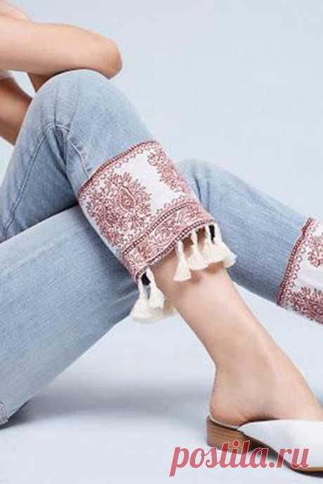 Jeans Refashion Idea #diyjeansrefashion | Burda | Jeans refashion, Refashioning and Clothes