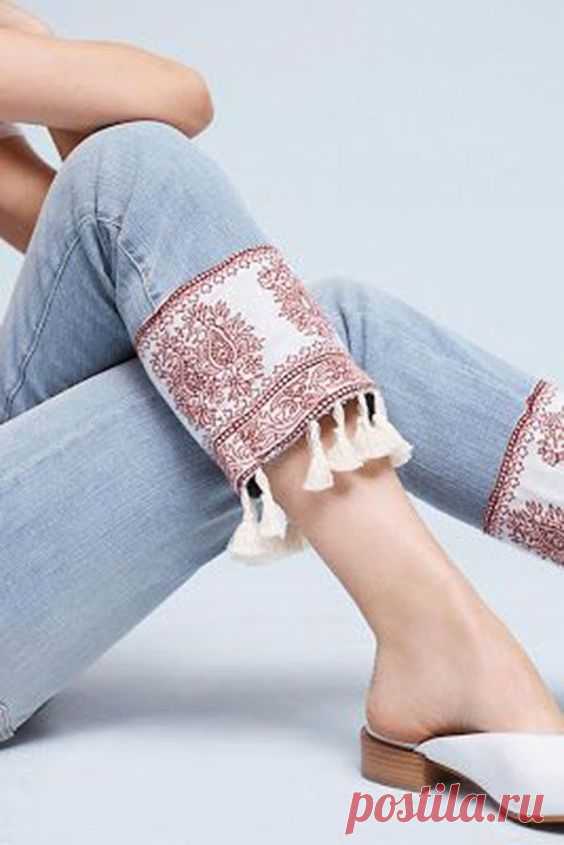 Jeans Refashion Idea #diyjeansrefashion | Burda | Jeans refashion, Refashioning and Clothes