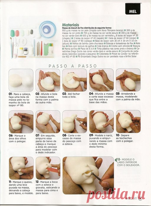 Лепка красивых кукол с фото