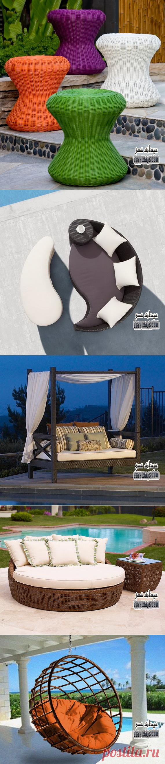 أحدث موديلات كراسي ومقاعد الحدائق - جلسات خارجية بالصور - ديكورات حدائق 2020 بالصور