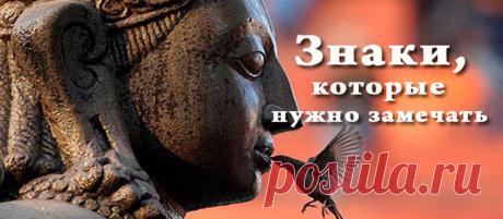 Знаки, которые нужно замечать… Оглянитесь вокруг