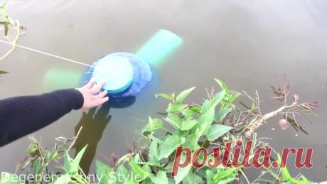 Удивительный способ ловли рыбы Удивительная ловля рыбы.  Рыбалка которая взорвала интернет. 