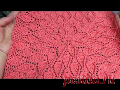 ✨ Огромное полотно роскошным узором ✨