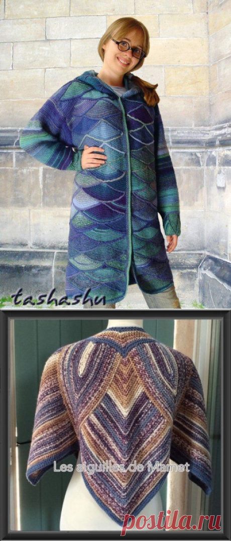 Пальто в стиле пэчворк