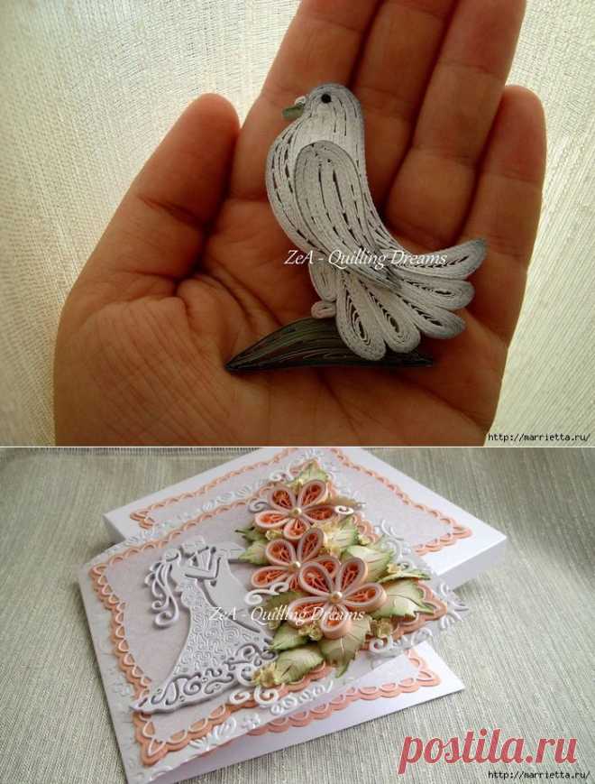 Изумительные работы в технике квиллинг от ZEA - Quilling Dreams