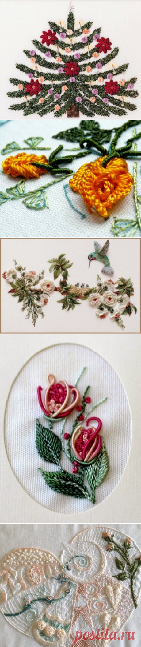 Бразильская техника вышивки (Brazilian Dimensional Embroidery) ☆ швы и стежки, инструменты и материалы